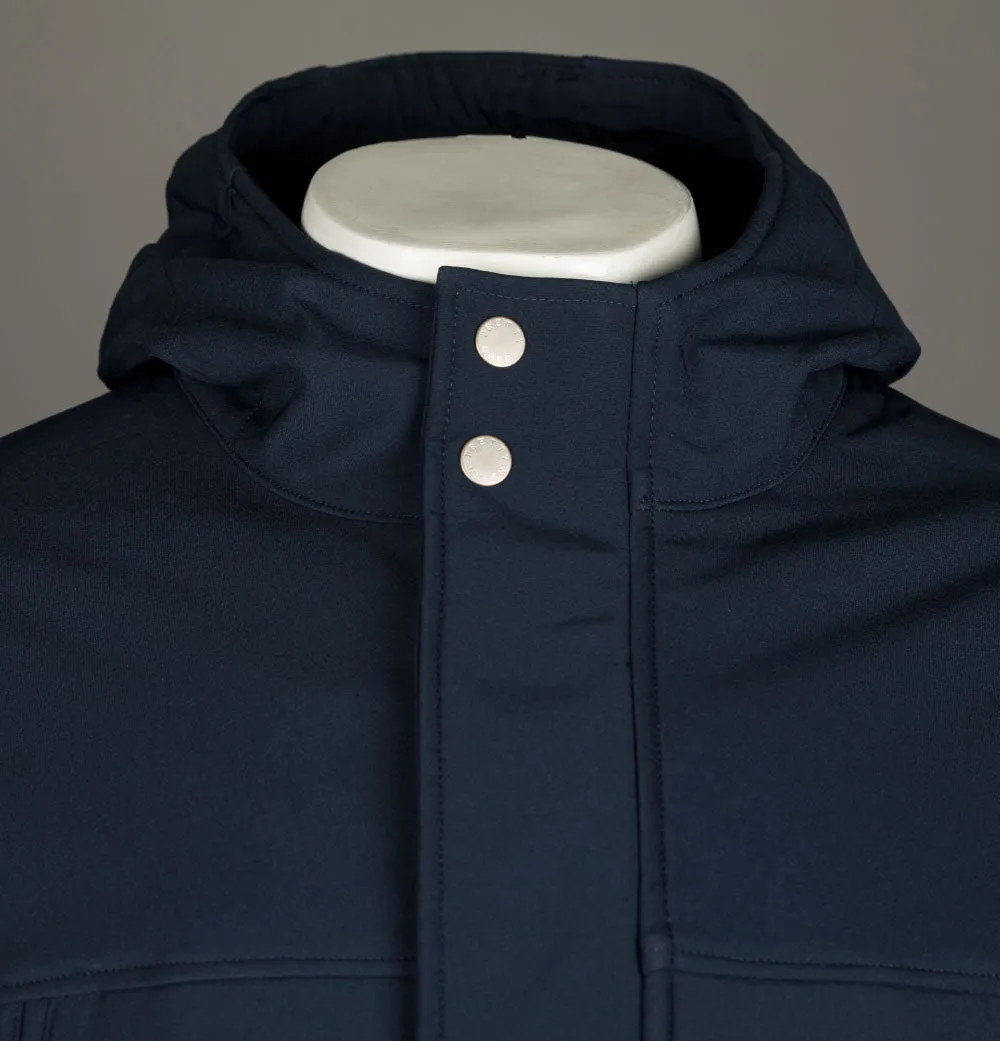 Pretty Green Cyclone Soft Shell Parka Navy