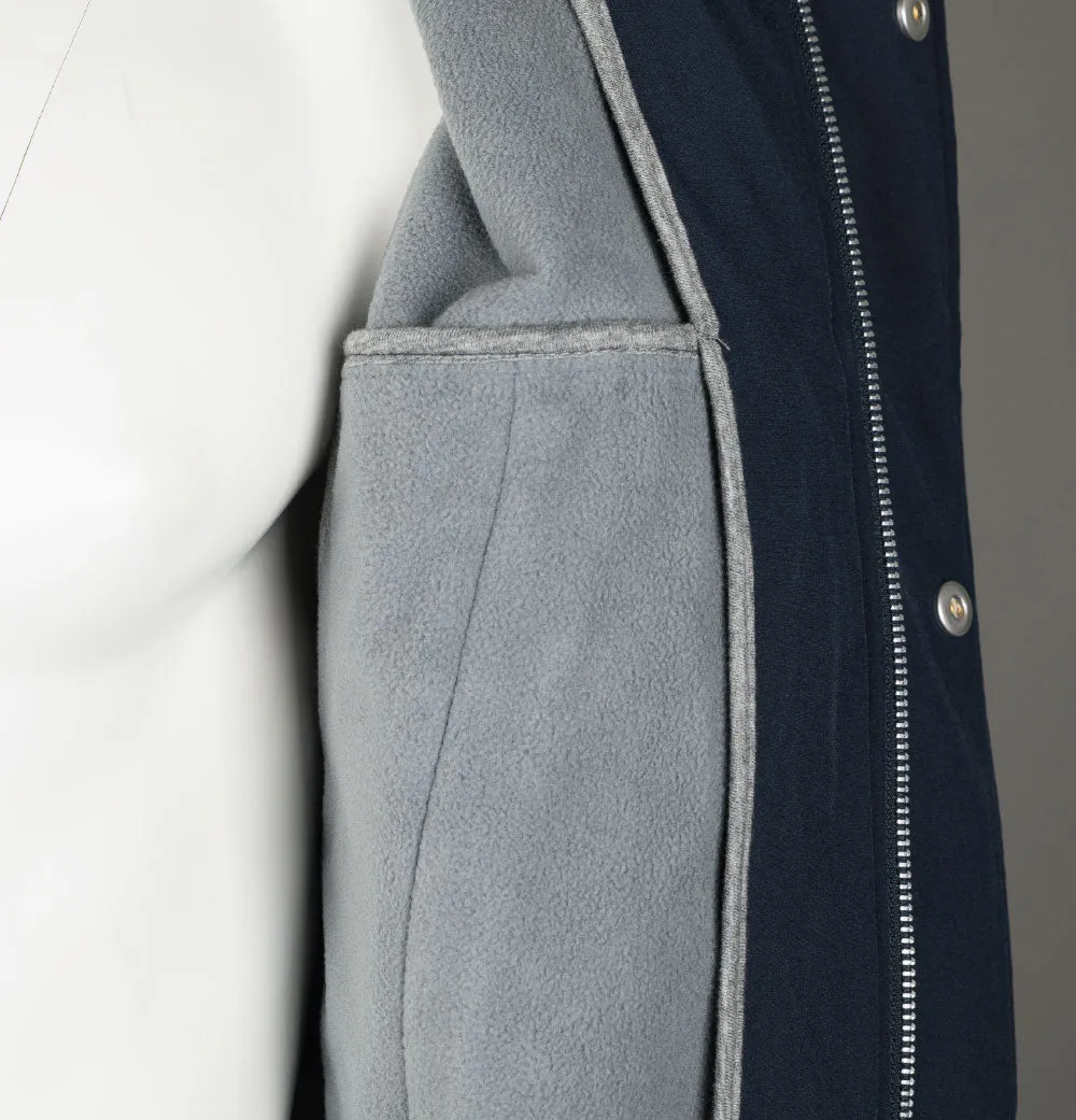 Pretty Green Cyclone Soft Shell Parka Navy