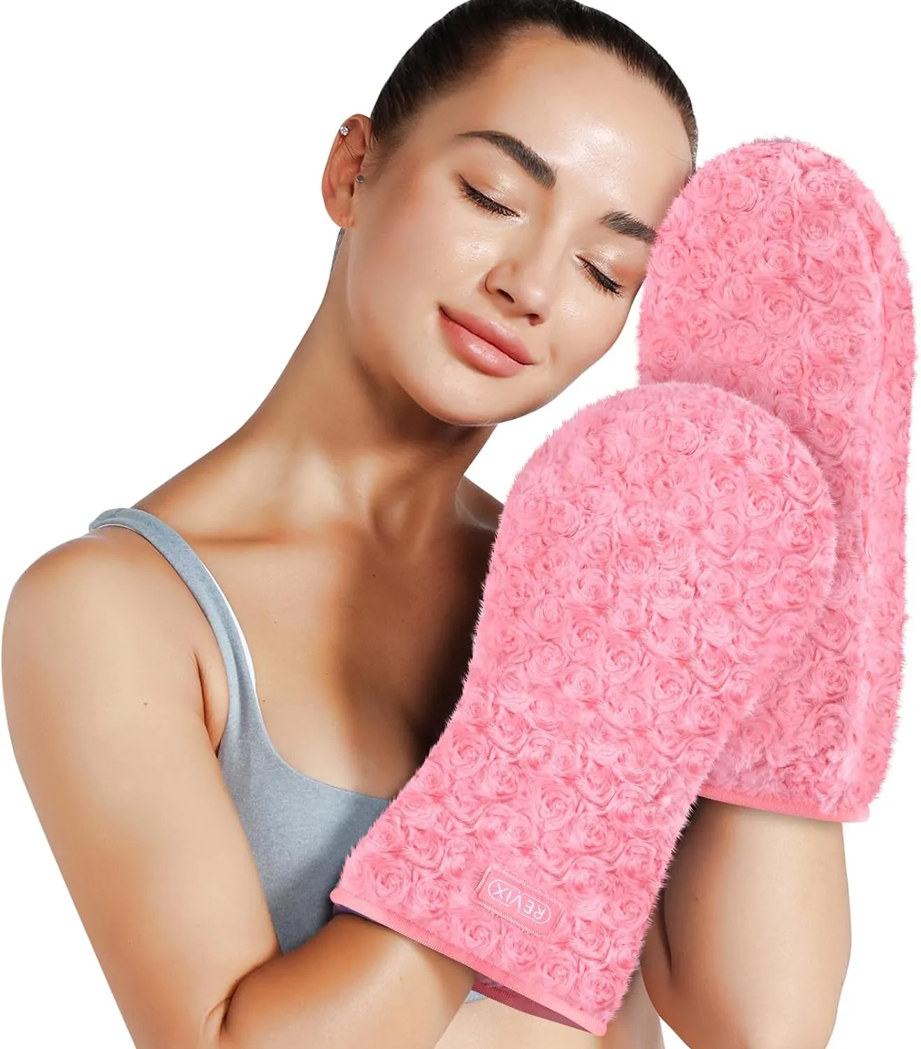 REVIX Heated Mitts for Arthritis and Hand Therapy, Microwavable Hand Warmer for Women and Men