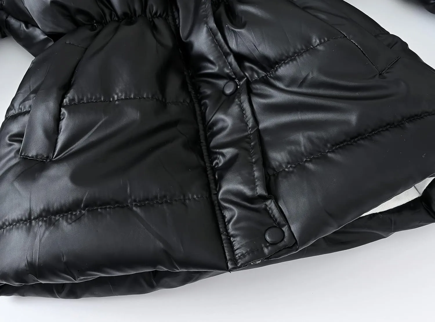 Toddler Girl's Winter Fleece Lined Long Parka Puffer Coat Insulated Ski Jacket with Fur Trim Hood Kids Down Jacket Coat
