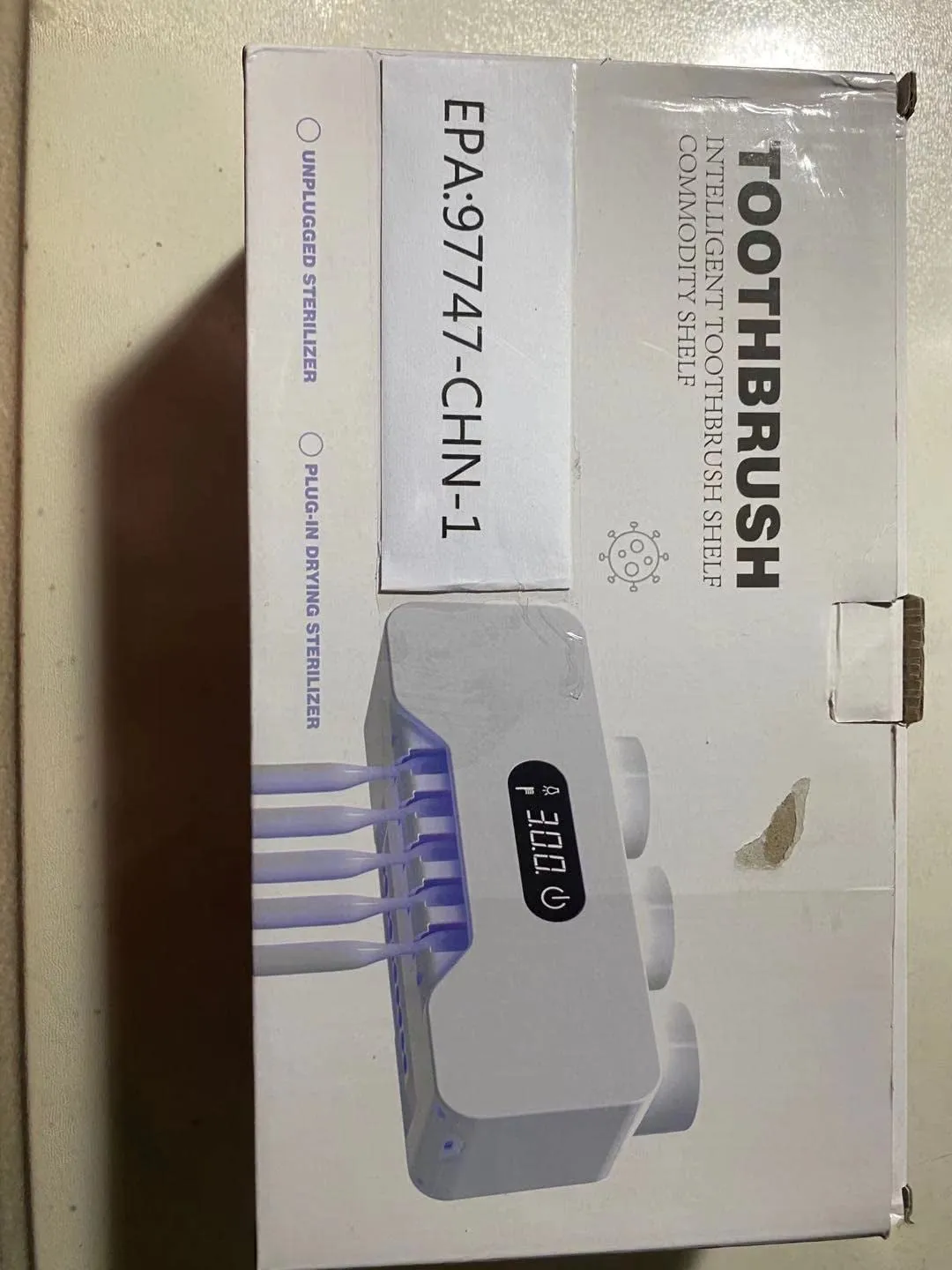 Toothbrush Holder Wall Mounted, Organizer for Bathroom and Washroom