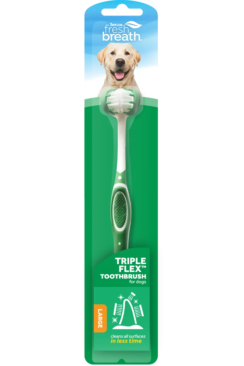 TropiClean - Tripleflex Toothbrush for Dogs