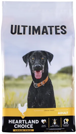 Ultimates Heartland Choice with Chicken Grain-Free Dry Dog Food, 28-lb