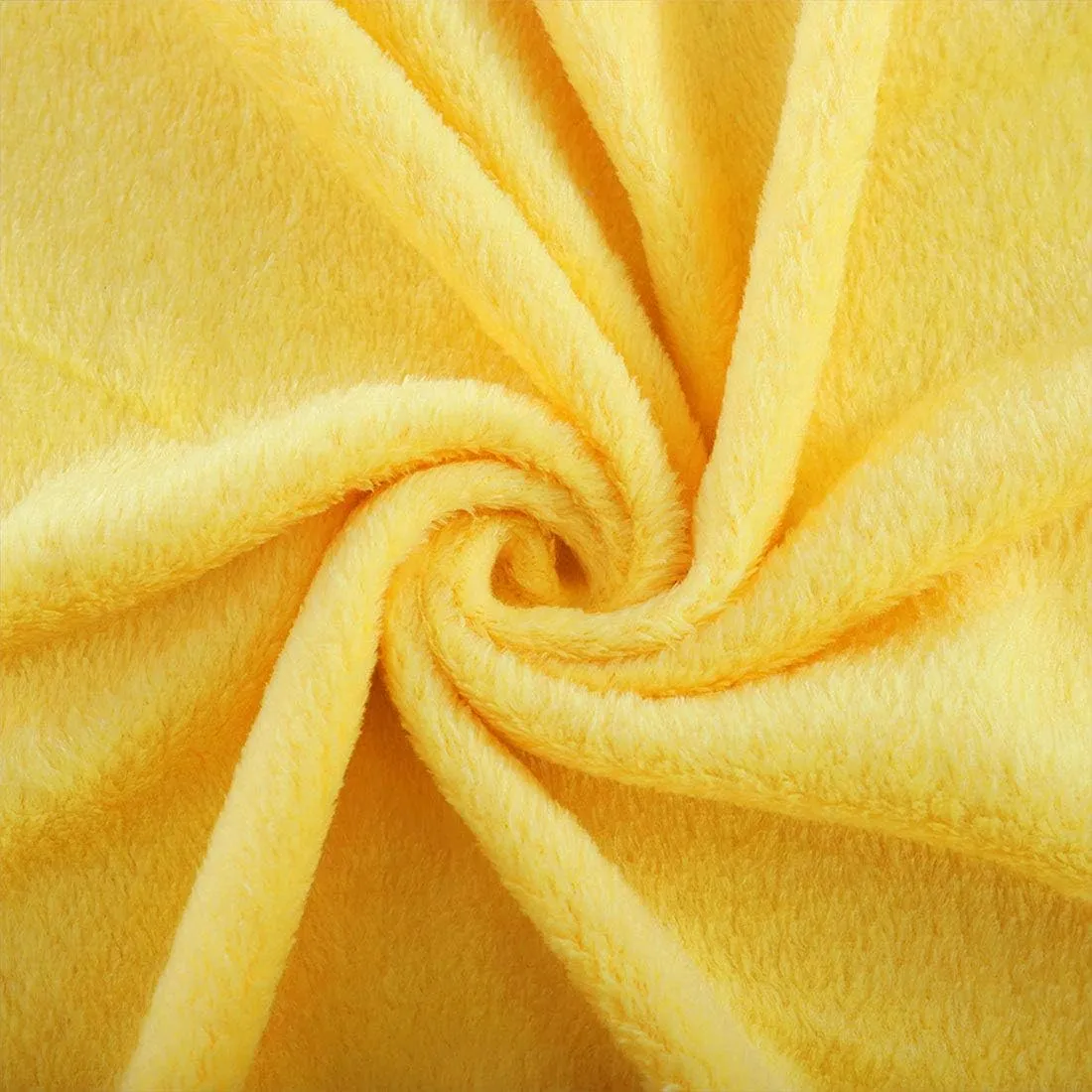 uxcell Pet Dog Blanket, Flannel Fleece Puppy Blanket Solid Plush Warm Rug Blankets and Throws for Small-Medium Dogs Cats Doggy Sleeping Mat, Yellow 27x40 Inch