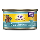 Wellness Gravies Tuna Dinner Wet Cat Food