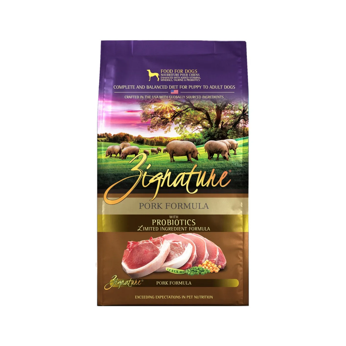Zignature Grain Free Pork Dry Dog Food